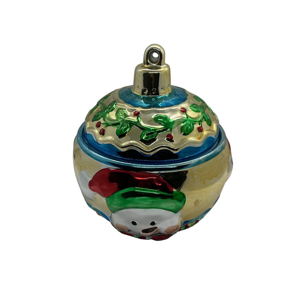 Snowman Ornament Cookie Jar